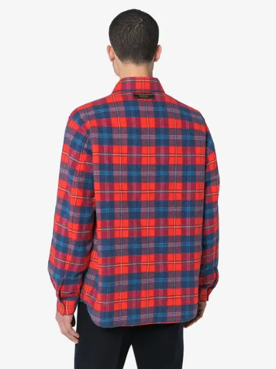 X Disney Mickey Mouse checked cotton shirt